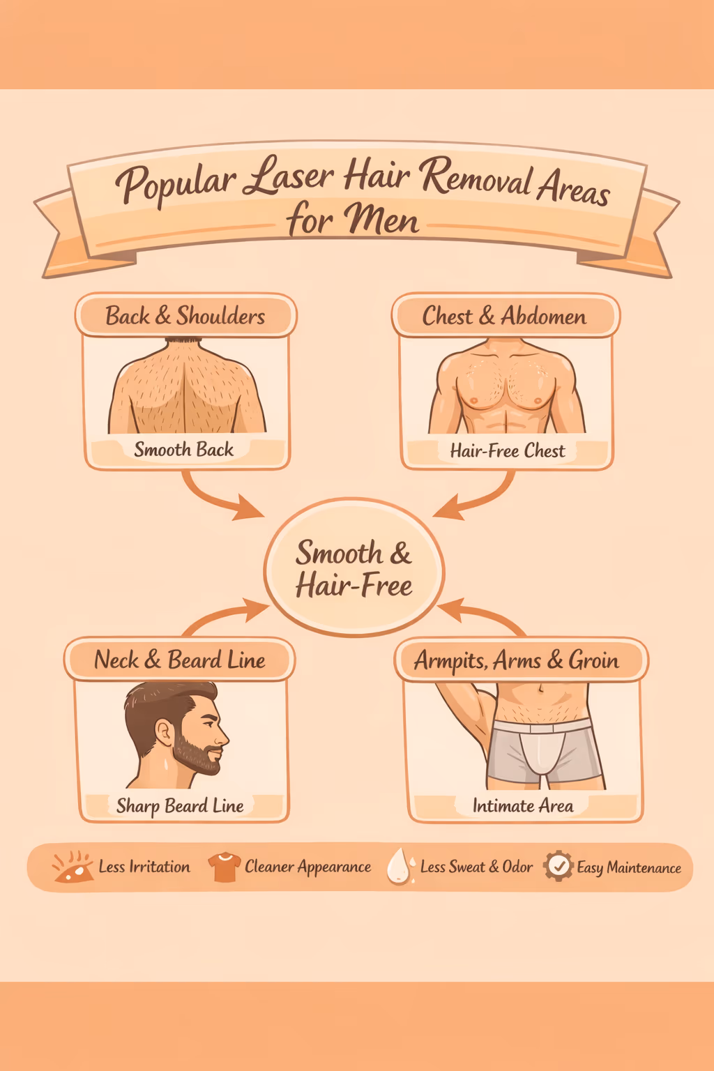 Laser Hair Removal for Men Near You: Results & City-wise Clinic