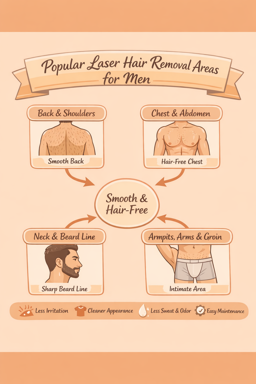 Laser Hair Removal for Men Near You: Results & City-wise Clinic