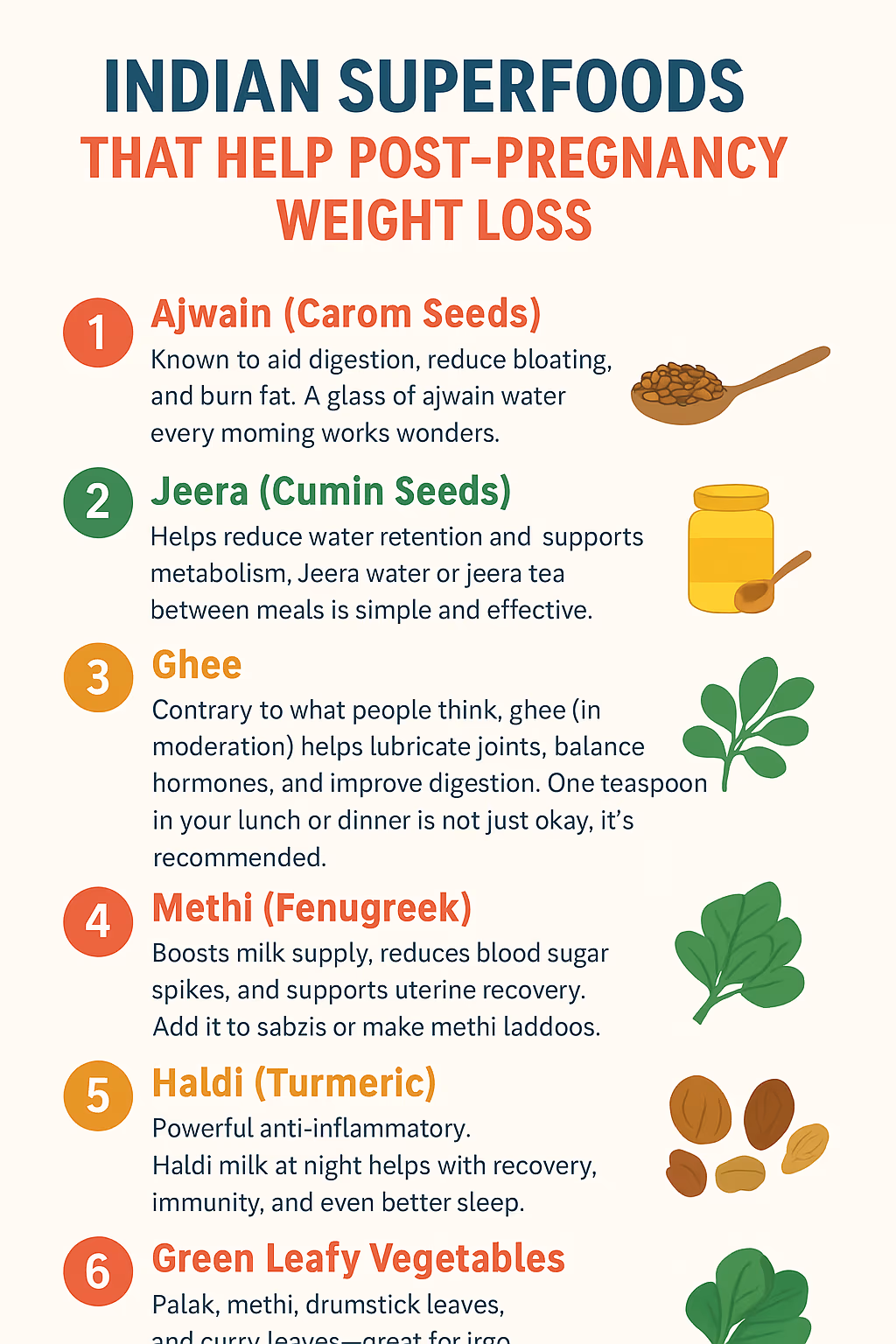 Post Pregnancy Diet Plan for Weight Loss