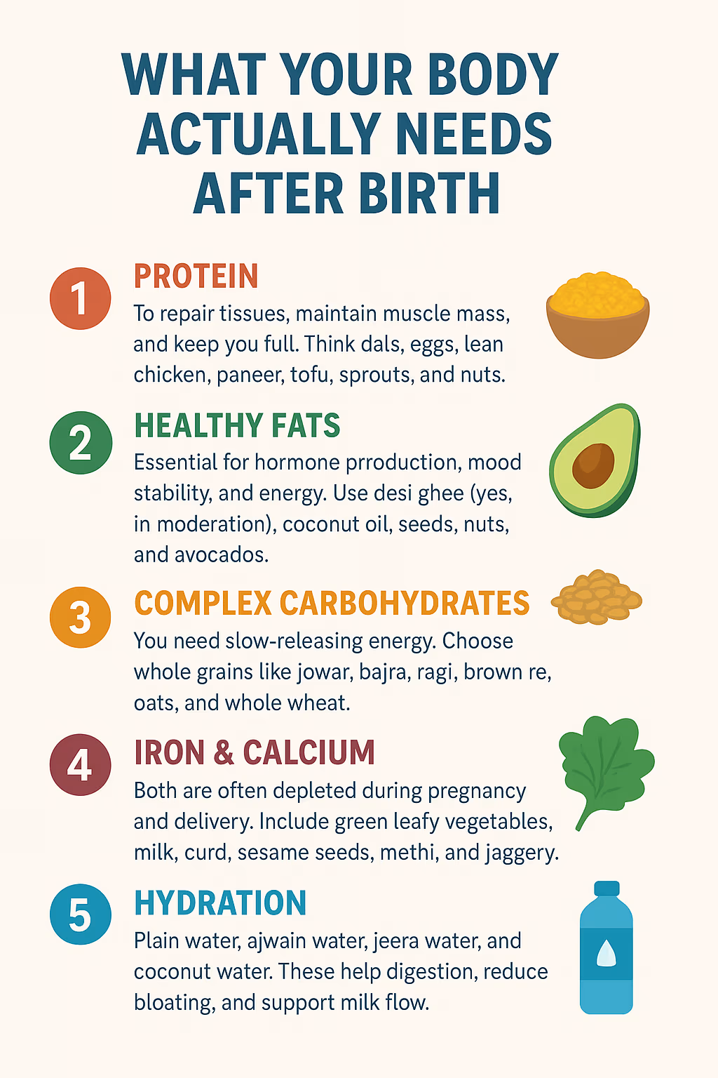 Post Pregnancy Diet Plan for Weight Loss