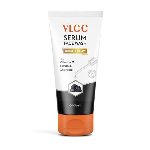 Bright Glow Serum Face Wash with Vitamin C Serum & Charcoal - 100ml